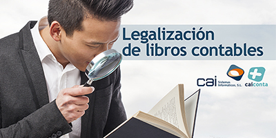 Legalización de Libros Contables 2016 - CAICONTA - CAI Sistemas: Software para Asesores Legalización de Libros Contables 2016 - CAI Sistemas: Software para Asesorías