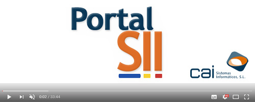 Vídeo Manual - Suministro Inmediato de Información del IVA - Software web Portal SII